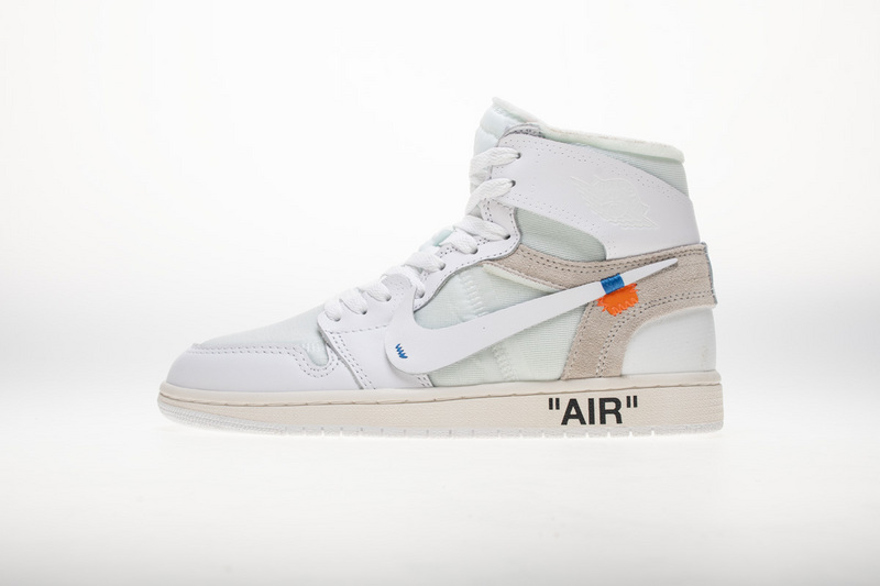 Air Jordan 1 Retro High Off White White  AQ0818-100