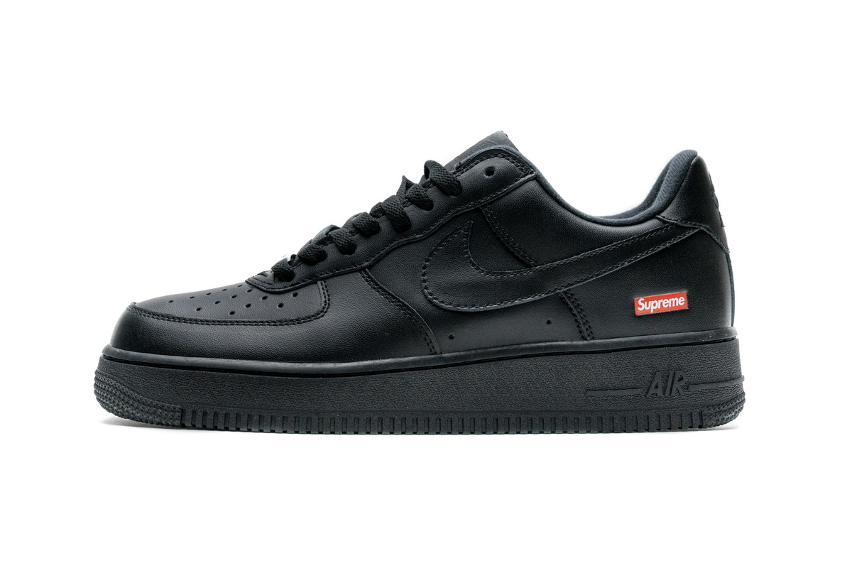 Supreme x Air Force 1 Low Black CU9225-001
