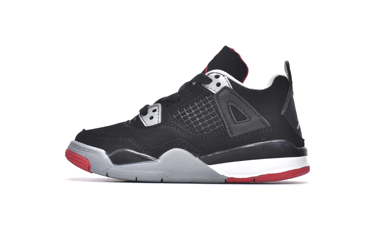 Jordan 4 Kids Shoes Retro Bred (2019) BQ7660-060
