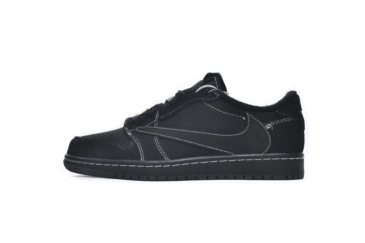 Travis Scott x Air Jordan 1 Low OG SP Black Phantom  DM7866-001（GD）