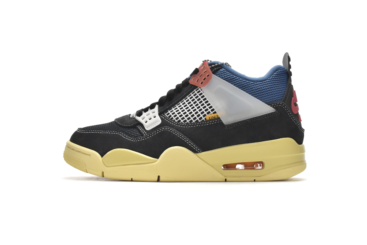 Union LA x Air Jordan 4 Retro SP Off Noir Black DC9533-001 (Top Quality)