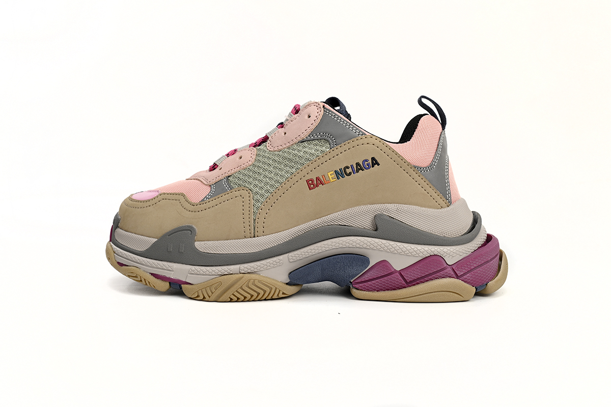 Balenciaga Triple S Grey Pink 490672 W09O5 1036