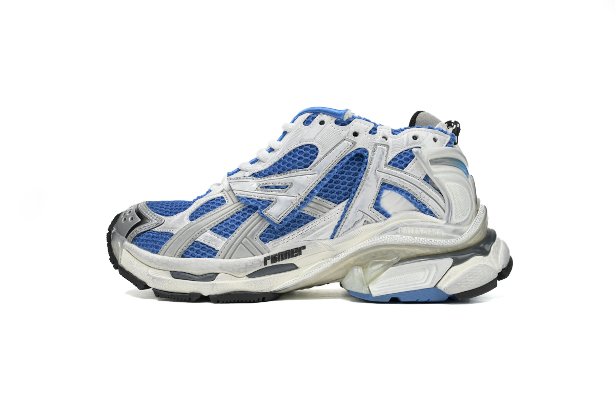 Balenciaga Runner White Blue