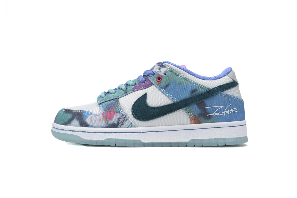 The Futura Laboratories x Nike SB Dunk Low Releases HF6061-400