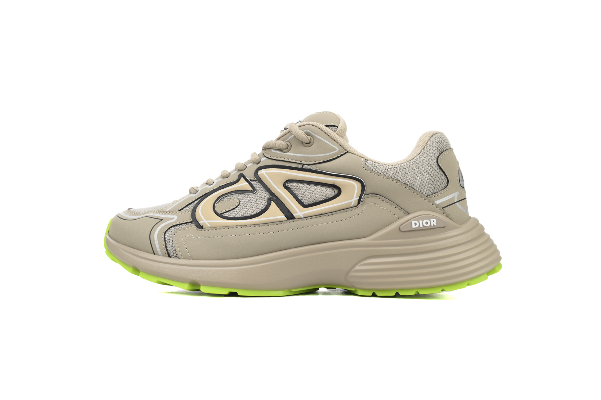 Dior 'B30' Sneakers Khaki 3SN279ZMA-16141