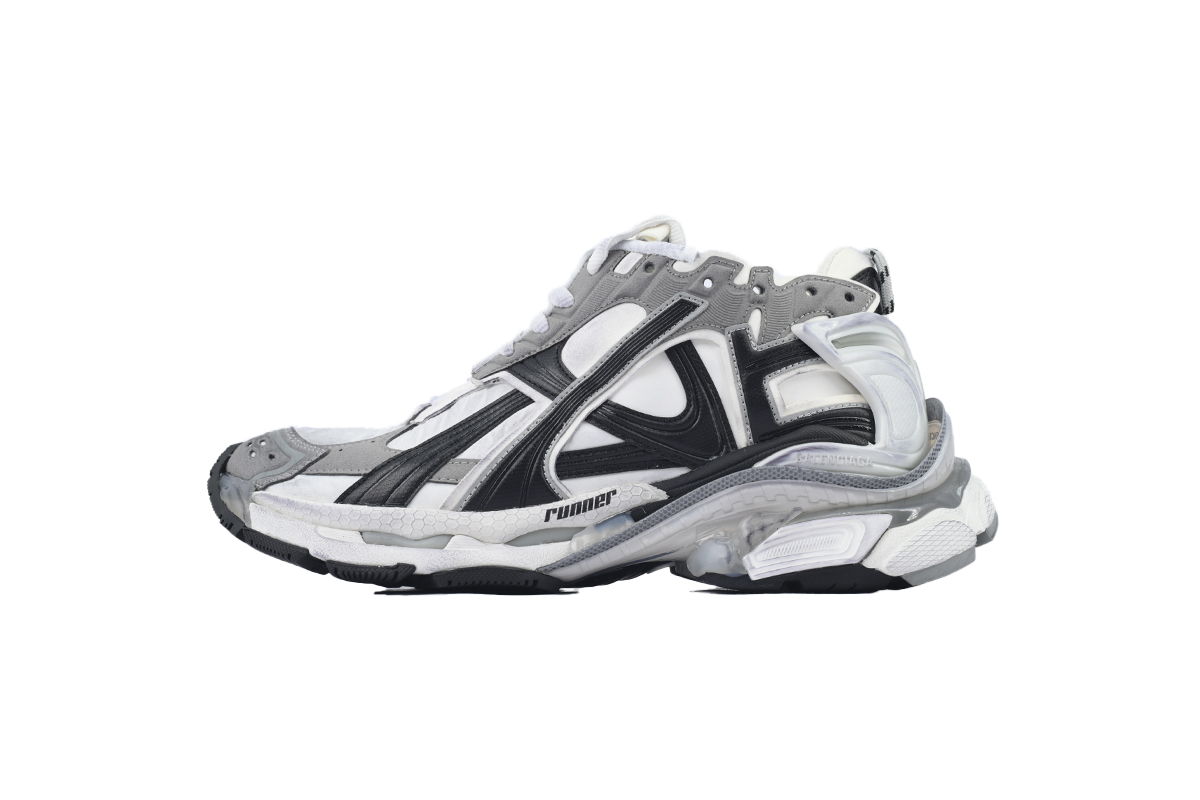 Balenciaga Runner Sneaker 'Grey White Black' 772774 W3RNY 9012